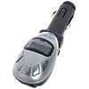 1.0" LCD Car MP3 Player FM Transmitter with IR Remote Controller - Silver (2.5mm Audio/SD/USB/DC12V)