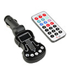 1.0" LCD Guitar Shaped Car MP3 Player FM Transmitter - Black (TF/USB)