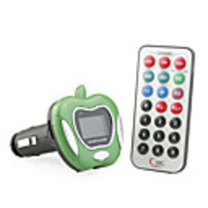 1.0" LCD MP3 Player FM Transmitter with Remote Controller/SD/TF Slot - Green