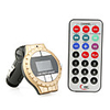 1.0" LCD Rolexes Shaped Car MP3 Player FM Transmitter - Yellow (TF/USB)