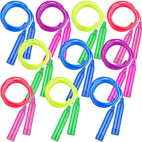 10 Pack Colorful Jump Rope Set Adjustable Plastic Jump Rope Skipping Rope Outdoor Jump Ropes Great Party Favor miniinthebox