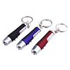 10-Pack Red Laser White Light UV Light LED Flashlight Keychain (3xLR44,  Random Color)