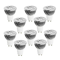 10 pcs 4W GU10 LED Light Cup White Warm White Natural Light AC85-265V miniinthebox