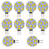 10 pcs G4 LED Round Range Lamp Bulb 15 LEDs 5730 SMD 12V - 24V DC AC White Warm Cold White miniinthebox