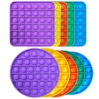 10 pcs Push Bubble Sensory Toy Autism Needs Squishy Stress Reliever Toys Adult Child Funny Anti-stress Fidget It Decompression Gifts miniinthebox