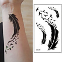 10 pcs Tattoo Stickers Temporary Tattoos Cartoon Series Body Arts Brachium