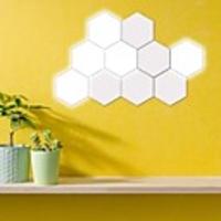 10 sets of modular touch sensitive lighting hexagonal lamp creative magnetic night lamp wall decoration lampara