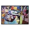 100% Hand Painted Abstract Scenery on Canvas Handmade Oil Painting Night Fishing at Antibes Master Piece Picasso Oil Painting miniinthebox