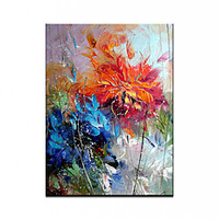 100% Hand painted By Professional Artist Flower painting Abstract Landscape Oil Painting On Canvas Living Room Home Decor Gold Art Rolled Without Frame