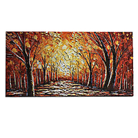 100% Hand-Painted Contemporary Art Oil Painting On Canvas Modern Paintings Home Interior Decor Abstract 3D Street Painting Large Canvas Art(Rolled Canvas without Frame)