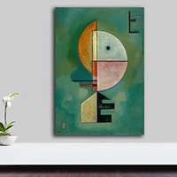 100% Hand painted Famous Kandinsky Abstract Canvas Painting Art Wall Pictures For Living Room Home Decor Nordic Style Rolled Without Frame