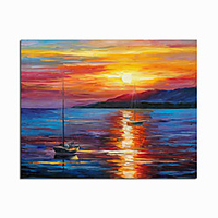 100% Hand painted Modern Abstract Walking Down The Street Oil Painting On Canvas Wall Art Picture For Living Room Home Decor