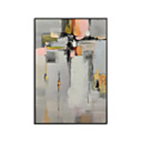 100% Hand-Painted Oil Painting On Canvas, Modern Abstract Pattern, Oil Painting Paintings Art Abstract Mural Poster Wall Painting Design, Gallery Artwork for Living Room