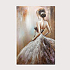 100% Hand Painted Wedding Dress Girl