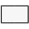 100 Inch HD Foldable Projector Screen Video Movie 4:3 Canvas Soft Curtain for Indoor Outdoor Home Theater proyector