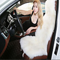 100% Natural fur Australian sheepskin car seat covers universal size1PCSLong Hair for car lada granta kalina priora bmw toyota
