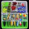 100 pcs Fishing Lures Hard Bait Soft Bait Easy to Carry Easy to Use Sinking Bass Trout Pike Sea Fishing Fly Fishing Bait Casting Mixed Material / Ice Fishing / Spinning / Jigging Fishing