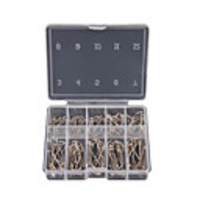 100 pcs Siwash Hook Fishing Hooks Curved Point Steel Alloy 10sizes