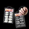 100 Pieces of Nail Nails In A Box French Nails Free of Sanding Almond Drop-Shaped Natural Color Full-Stick Extension Nails