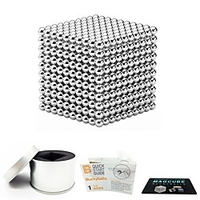 1000 pcs 3mm Magnet Toy Magnetic Balls Building Blocks Super Strong Rare-Earth Magnets Neodymium Magnet Neodymium Magnet Magnetic Stress and Anxiety Relief Office Desk Toys Relieves ADD,  ADHD