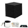1000 pcs 3mm Magnet Toy Magnetic Balls Building Blocks Super Strong Rare-Earth Magnets Neodymium Magnet Puzzle Cube Neodymium Magnet Stress and Anxiety Relief Focus Toy Office Desk Toys Relieves ADD miniinthebox