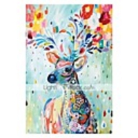 1000 pcs Christmas Elk Deer Jigsaw Puzzle Adult Puzzle Jumbo Wooden Anime Cartoon Adults