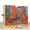 1000 pcs European Scenic Jigsaw Puzzle Adult Puzzle Gift Stress and Anxiety Relief Parent-Child Interaction Wooden Adults Toy Gift