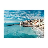 1000 pcs European Scenic Jigsaw Puzzle Adult Puzzle Gift Stress and Anxiety Relief Parent-Child Interaction Wooden Adults Toy Gift