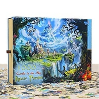 1000 pcs Fantacy Jigsaw Puzzle Adult Puzzle Gift Stress and Anxiety Relief Parent-Child Interaction Wooden Adults Toy Gift