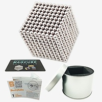 1000 pcs Magnet Toy Magnetic Balls Building Blocks Super Strong Rare-Earth Magnets Neodymium Magnet Puzzle Cube Magnet Toy Magnetic Stress and Anxiety Relief Office Desk Toys Relieves ADD,  ADHD miniinthebox