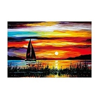 1000 pcs Tranquil Jigsaw Puzzle Adult Puzzle Gift Stress and Anxiety Relief Parent-Child Interaction Wooden Adults Toy Gift