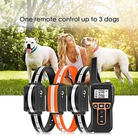 1000m Electric Dog Training Collar Light Waterproof Rechargeable Pet Anti Bark Control Collar For Dogs Electric Shocker miniinthebox