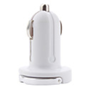 1000mA Pull-tab Mini USB Car Charger for iPhone,  iPod (White)