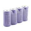 1000mAh 16340 Rechargeable Lion Battery (4-Pack Purple)