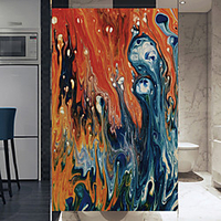 10050cm Window Film Privacy Vinyl Static Anti Uv Privacy Glass Sticker Home Kitchen Office Bathroom Decorative Magic ColorsGlass Film No Glue miniinthebox