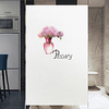 10050cm Window Film Vinyl Static Anti Uv Privacy Glass Sticker Home Kitchen Office Decorative Peony Flowers Glass Film No Glue miniinthebox