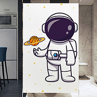 10050cm Window Film Vinyl Static Privacy Glass Sticker Home Kitchen Office Bathroom Decorative Cosmonauts Glass Film No Glue miniinthebox