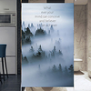 10050cm Window Film Vinyl Static Privacy Glass Sticker Home Kitchen Office Bathroom Decorative The Misty Jungle Glass Film No Glue miniinthebox