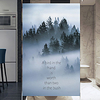 10050cm Window Film Vinyl Static Privacy Glass Sticker Home Kitchen Office Bathroom Decorative The Misty Jungle Glass Film No Glue miniinthebox