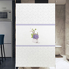 10050cm Window Film Vinyl Static Privacy Glass Sticker Home Kitchen Office Decorative Purple Flower Potted Plant Glass Film No Glue miniinthebox