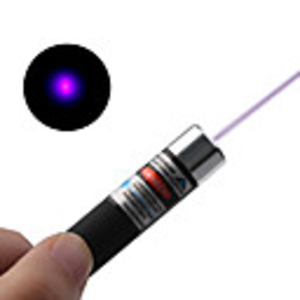 100mW 405nm Purple Laser Pointer Pen (2 AAA)
