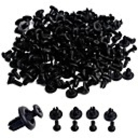 100Pcs 8mm Mixed auto Car Bumper Clips Retainer Fastener fastener Vehicle Rivet Door Panel Fender Liner Vehicle Retainer Rivet Door Panel Fender Liner universal for all car