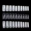 100Pcs Clear White Natural French False PVC Nail Tips UV Gel Ultra Flexible
