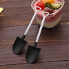100pcs Plastic Disposable Ice Cream Spoon Shovel Scoop Individual Packed Pudding Yogurt Spoons For Family Party miniinthebox