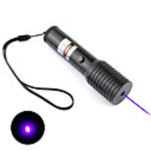 1010 30mW 405nm Adjust Focus Violet Laser Flashlight 1XCR123A(battery included)