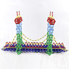 103 pcs Magnet Toy Magnetic Sticks Building Blocks Educational Toy 3D Magnetic Blocks Metalic Plastic Novelty Educational STEAM Toy Kid