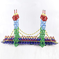 103 pcs Magnet Toy Magnetic Sticks Building Blocks Educational Toy 3D Magnetic Blocks Metalic Plastic Novelty Educational STEAM Toy Kid