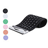 104 Key Flexible QWERTY USB Keyboard (Waterproof,  Assorted Colors)