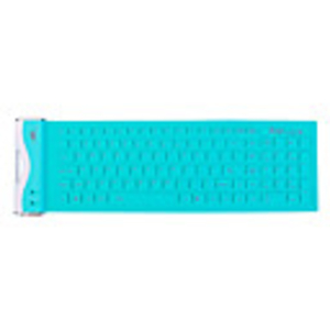 104 Keys Foldable and Undestructable USB Flexible Keyboard (Random Color)