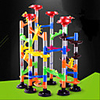 105 pcs Marble Run Race Construction Marble Track Set Marble Run ABS STEAM Toy Creative Novelty DIY Parent-Child Interaction as Children